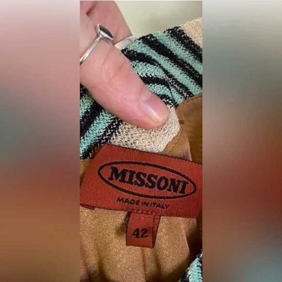 Missoni Multicolor Zigzag Midi Dress - Picture 2 of 5